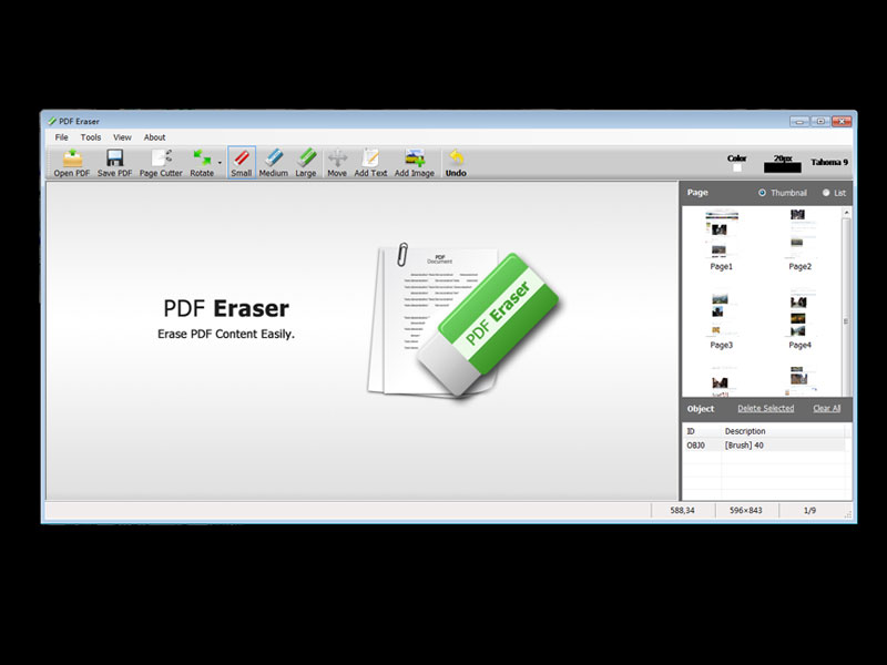 Erase PDF Content Easily.