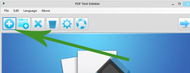 Como apagar / excluir um texto em pdf usando o deleter de texto em PDF : 1. Inserir arquivos PDF no deleter de texto em PDF